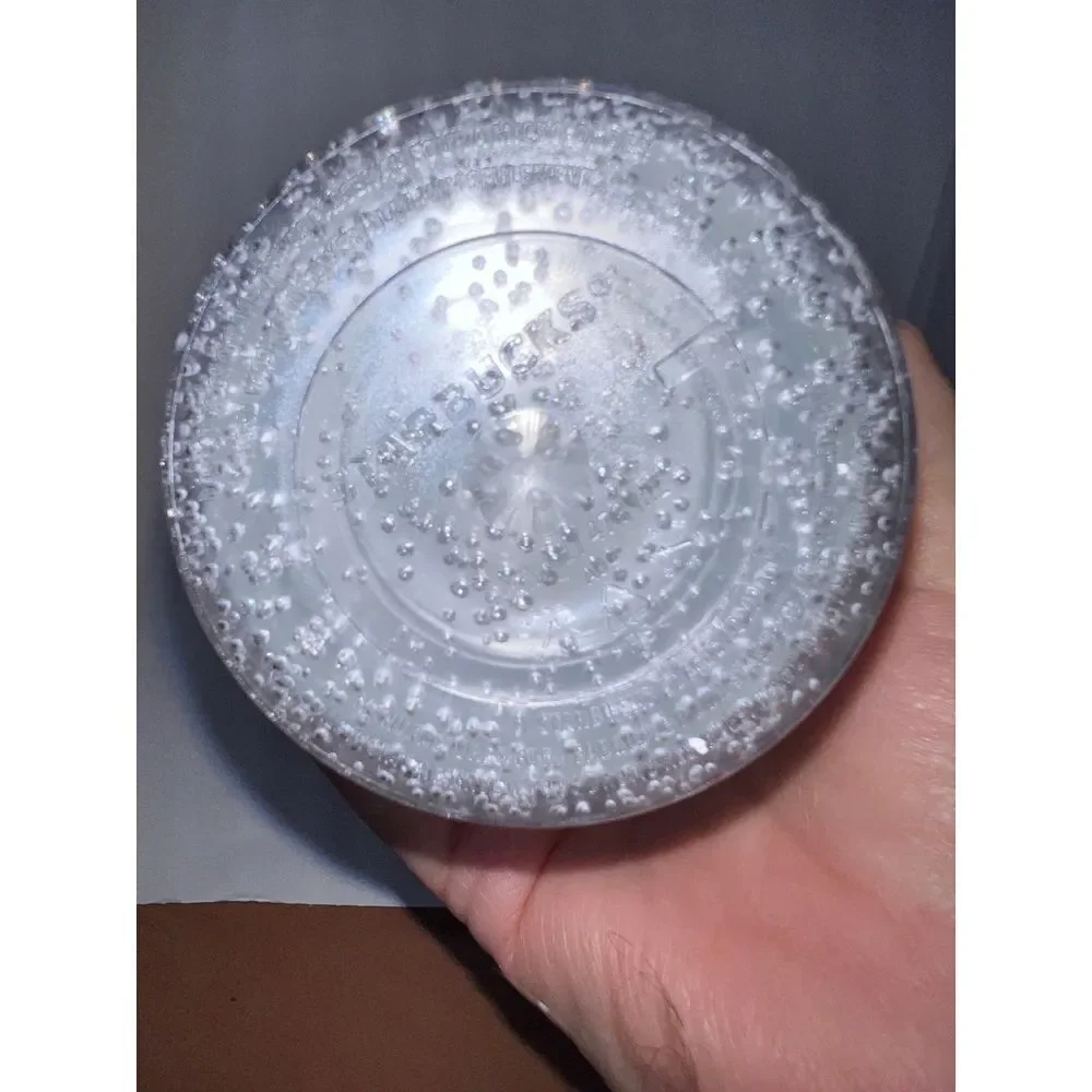 Starbucks Logo Bubbles Tumbler with‎ Lid Silver 16oz